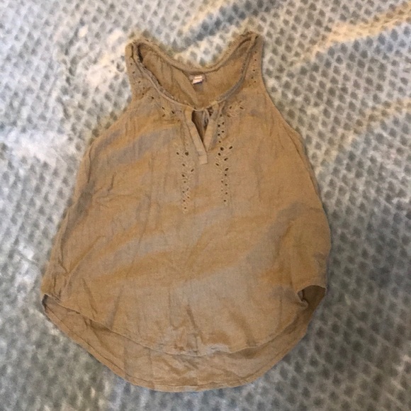 aerie Tops - Aerie Olive Tank